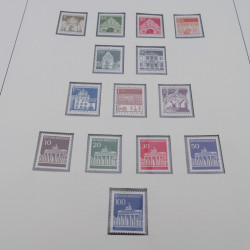 Collection timbres d'Allemagne RFA 1956-1977 neuf** en 2 albums Safe.