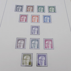 Collection timbres d'Allemagne RFA 1956-1977 neuf** en 2 albums Safe.