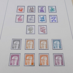 Collection timbres d'Allemagne RFA 1956-1977 neuf** en 2 albums Safe.