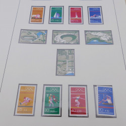 Collection timbres d'Allemagne RFA 1956-1977 neuf** en 2 albums Safe.