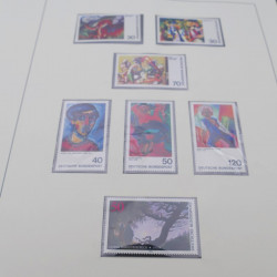 Collection timbres d'Allemagne RFA 1956-1977 neuf** en 2 albums Safe.