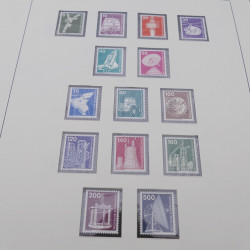 Collection timbres d'Allemagne RFA 1956-1977 neuf** en 2 albums Safe.