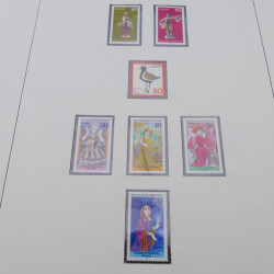 Collection timbres d'Allemagne RFA 1956-1977 neuf** en 2 albums Safe.