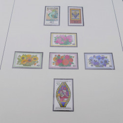 Collection timbres d'Allemagne RFA 1956-1977 neuf** en 2 albums Safe.