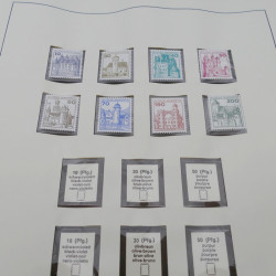 Collection timbres d'Allemagne RFA 1956-1977 neuf** en 2 albums Safe.