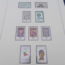 Collection timbres d'Allemagne RFA 1956-1977 neuf** en 2 albums Safe.