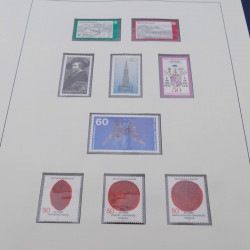 Collection timbres d'Allemagne RFA 1956-1977 neuf** en 2 albums Safe.