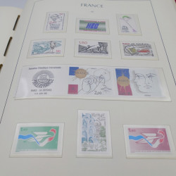 Collection timbres de France 1960-1983 neuf** en album Leuchtturm.