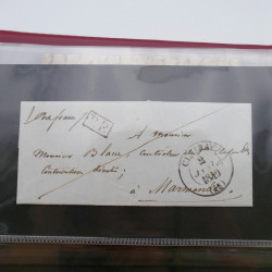 Lot de 32 lettres, plis d'histoire postale Française 1771-1876.