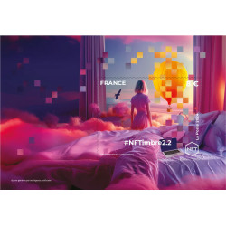 Feuillet crypto timbre NFTimbre2.2 autoadhésif.