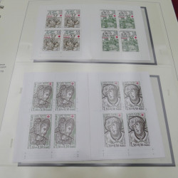 Collection carnets de France 1978-2002 neufs en album Safe.