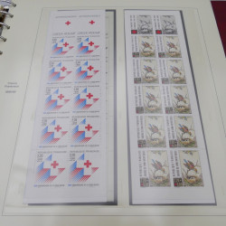 Collection carnets de France 1978-2002 neufs en album Safe.