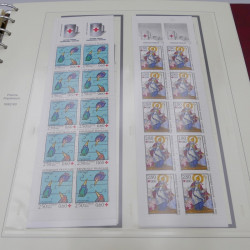 Collection carnets de France 1978-2002 neufs en album Safe.