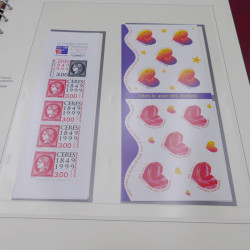 Collection carnets de France 1978-2002 neufs en album Safe.