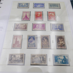 Collection timbres de France 1938-1957 neuf** complète en album Safe.