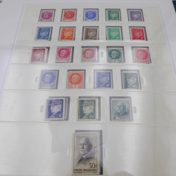 Collection timbres de France 1938-1957 neuf** complète en album Safe.