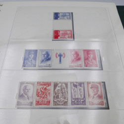 Collection timbres de France 1938-1957 neuf** complète en album Safe.