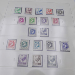 Collection timbres de France 1938-1957 neuf** complète en album Safe.