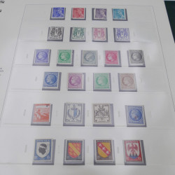 Collection timbres de France 1938-1957 neuf** complète en album Safe.