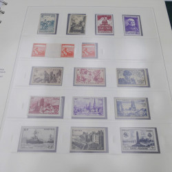 Collection timbres de France 1938-1957 neuf** complète en album Safe.