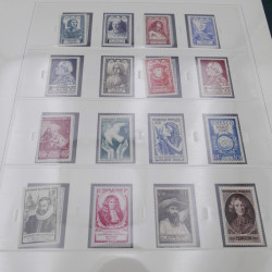 Collection timbres de France 1938-1957 neuf** complète en album Safe.