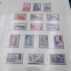 Collection timbres de France 1938-1957 neuf** complète en album Safe.