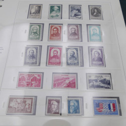 Collection timbres de France 1938-1957 neuf** complète en album Safe.