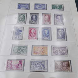 Collection timbres de France 1938-1957 neuf** complète en album Safe.