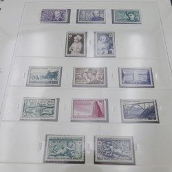 Collection timbres de France 1938-1957 neuf** complète en album Safe.