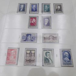 Collection timbres de France 1938-1957 neuf** complète en album Safe.