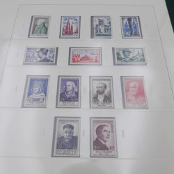 Collection timbres de France 1938-1957 neuf** complète en album Safe.