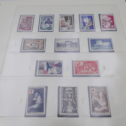 Collection timbres de France 1938-1957 neuf** complète en album Safe.