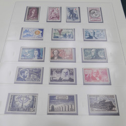 Collection timbres de France 1938-1957 neuf** complète en album Safe.