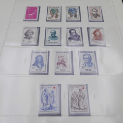 Collection timbres de France 1938-1957 neuf** complète en album Safe.