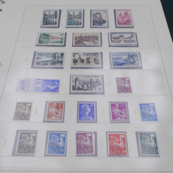 Collection timbres de France 1938-1957 neuf** complète en album Safe.