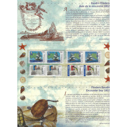 Pochette émission commune France - Australie 2002.