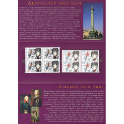 Pochette émission commune France - République Tchèque 2005.