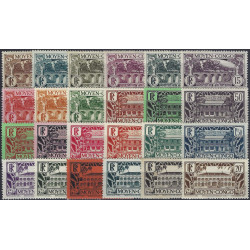 Congo français timbres N°113-134 série neuf** / *.