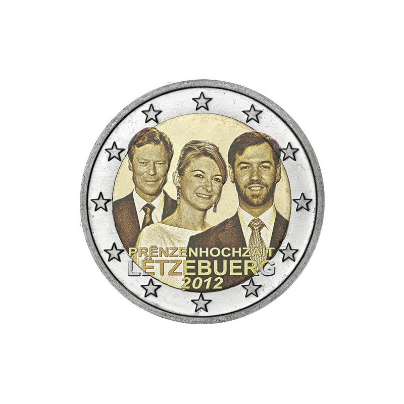 2 euros commémorative Luxembourg 2012 - Mariage.