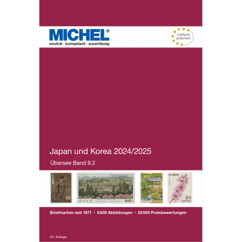 Catalogue de cotation Michel timbres Asie centrale et Sud du Caucase 2025.