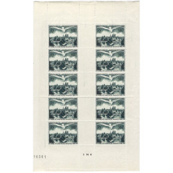 Feuillet de 10 timbres poste aérienne Pont de Paris N°F20 neuf**.