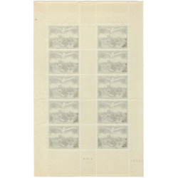 Feuillet de 10 timbres poste aérienne N°F20 Pont de Paris neuf**.
