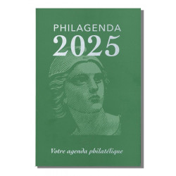 Philagenda 2025 avec bloc de 4 timbres Potier neuf**.
