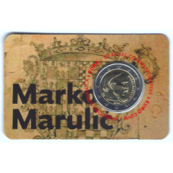 2 euros commémorative Croatie 2024 - Marko Marulic en coincard.