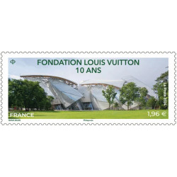 Timbre Fondation Louis Vuitton en feuillet de France N°F161 neuf**.