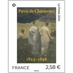 Timbre Pierre Puvis de Chavannes en feuillet de France N°F162 neuf**.