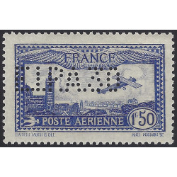 Timbre poste aérienne N°6c perforé EIPA30 neuf**.