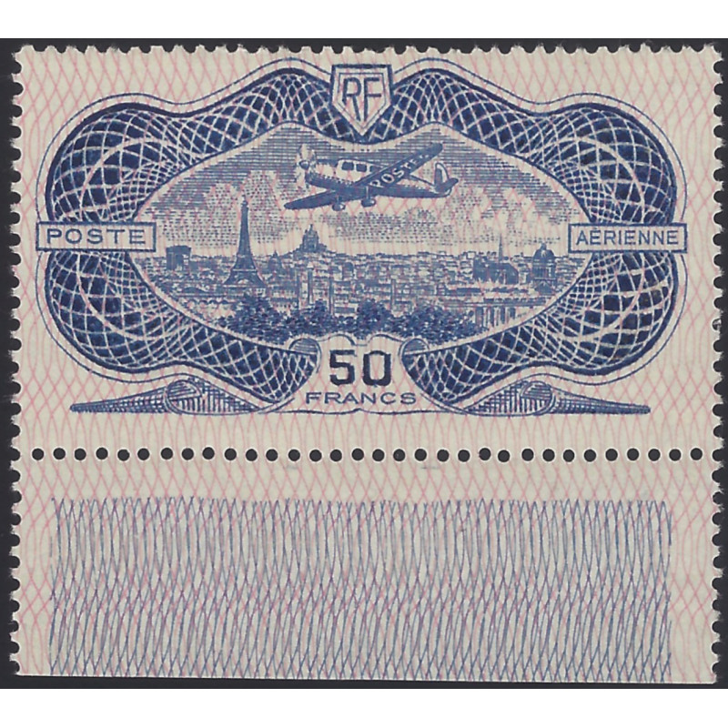 Timbre poste aérienne N°15 Burelé bdf neuf*.