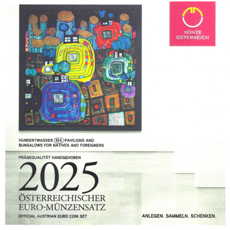 Série Euro Autriche 2025 coffret BU.