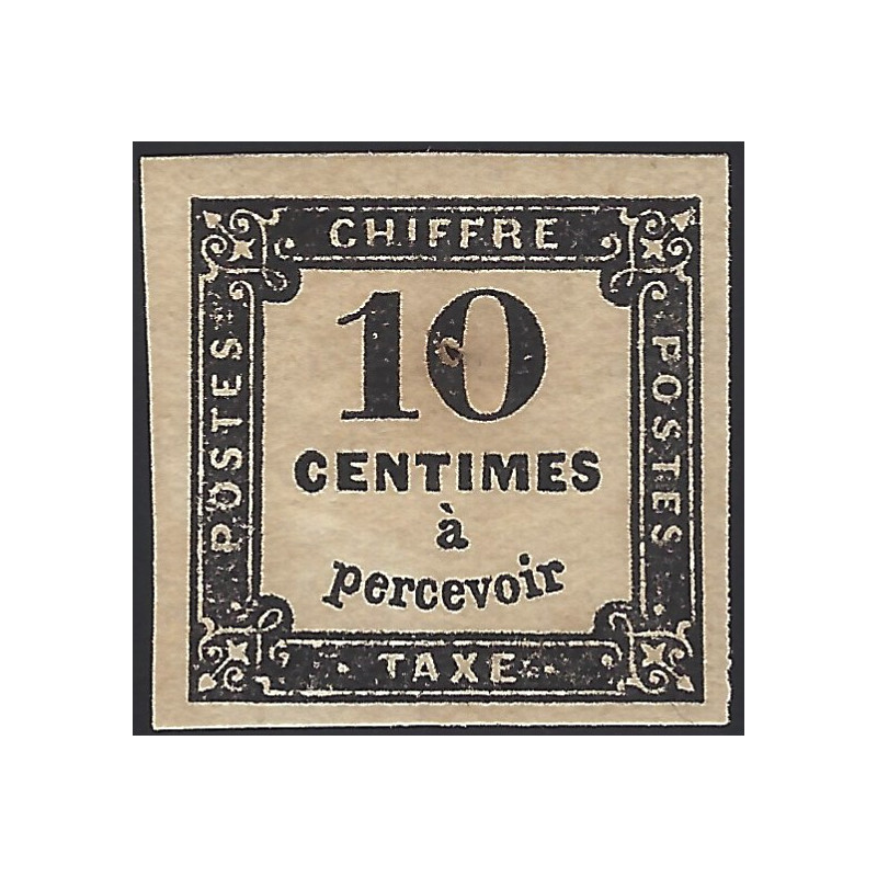 Timbre-taxe de France N°2A neuf*.